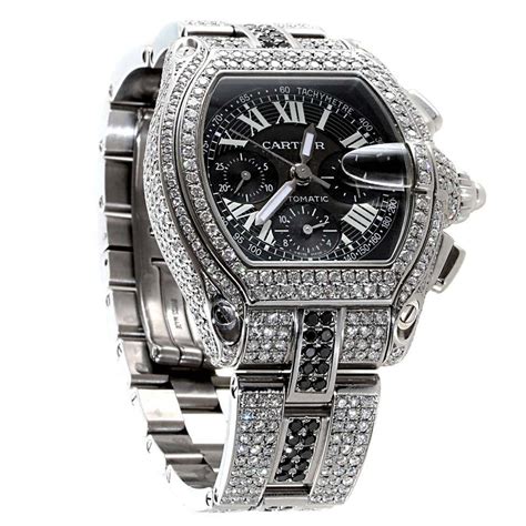 cartier roadster diamond watch price